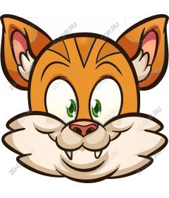  Cute cartoon cat face