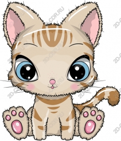  Adorable cartoon kitten