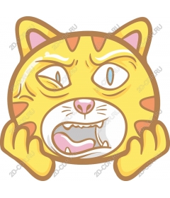 Furious Feline-Playful cat