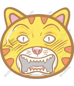  Angry feline