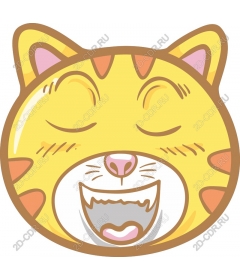 Funny cat emoji
