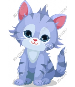  Charming blue cat