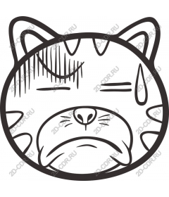 Fancy cat face