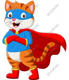  Super Cat Superhero