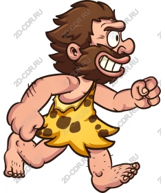  Cartoon Caveman