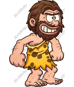  Cartoon Caveman