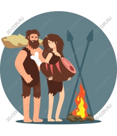  A couple of cavemen
