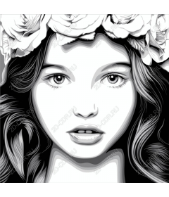  Flower Crown Female Portrait