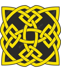  Celtic Knot (yellow and black)