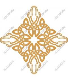 Elegant intertwined geometric pattern