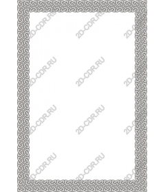 Decorative border with Celtic knot