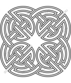  Elegant interlaced pattern