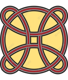  Elegant interlaced circular pattern