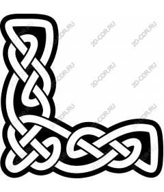 The area of the Celtic knot