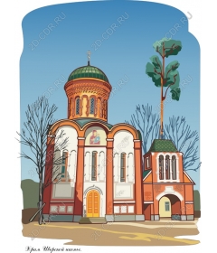 Richly decorated church