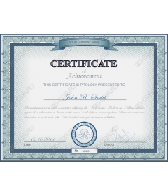  Elegant performance certificate template