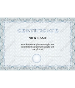  Elegant certificate template