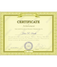  Elegant certificate of achievement