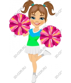  Bright cheerleader