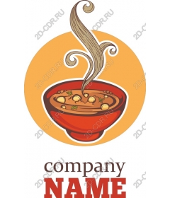 Дымящаяся миска супа Comfort
