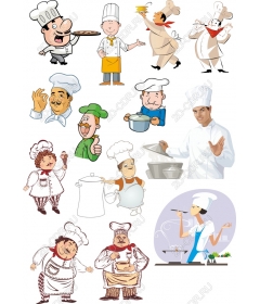 Chef Bundle: набор клипартов
