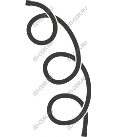  Elegant coiled cable