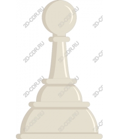 Elegant chess pawn