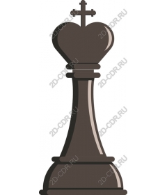  Elegant chess piece "the King"