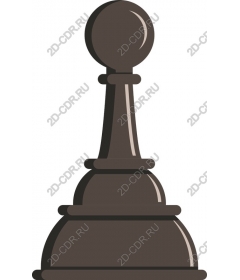  Elegant chess pawn