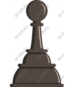  Elegant chess piece "Pawn"