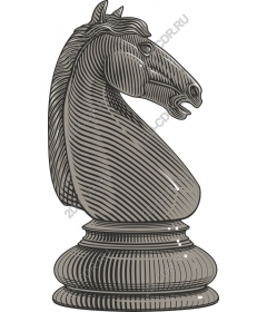 Vintage chess horse