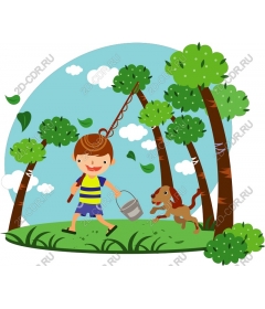  Приключения игривого мальчика и собаки