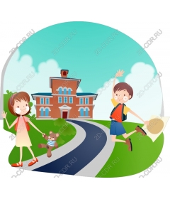 Funny school scene