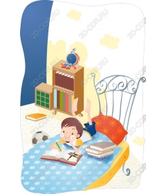  Cozy boy read -