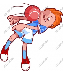  Energetic tennis player