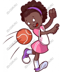  Energetic tennis player