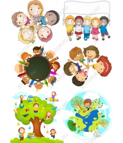A set of "Diverse children": Kit