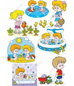 Baby summer set for entertaining