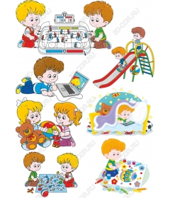 Set "Playful child"
