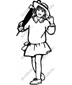  Charming playful girl