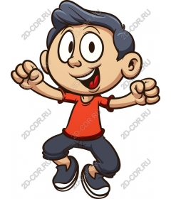  Energetic young boy