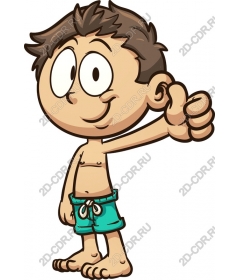 Gay boy in swimsuit