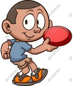 Gay boy playing Frisbee