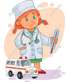 Young lady doctor