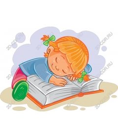  Cozy Dreamer: The Girl Sleeping On Book