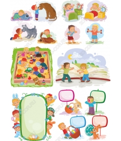 A set of "Joyful child"