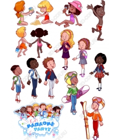 Collection for karaoke parties for children