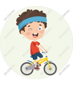 Gay boy on bike