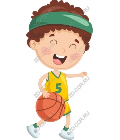 Funny basketball player