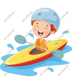 Funny adventure of kayaking